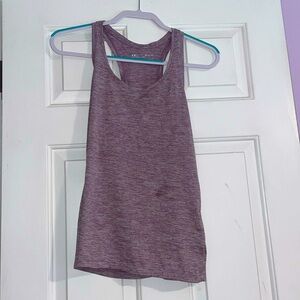 Under Armour Tank Top Purple w/small grey stripes